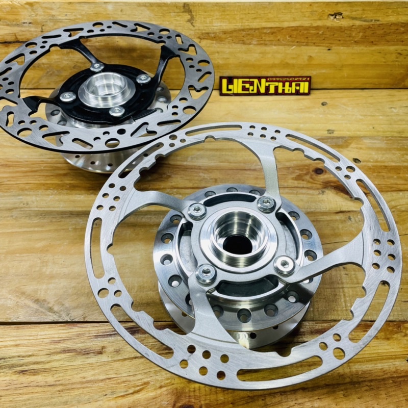 Front Hub And Ligthen Front Disc W Free 4 Bolts Wave XRM Shopee