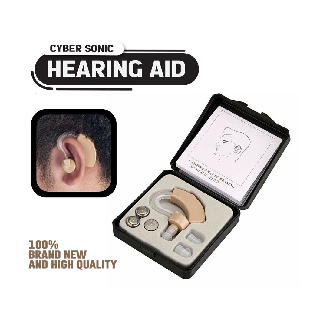 Original Cyber Sonic BTE Hearing Aid Personal Sound Amplifier Ear