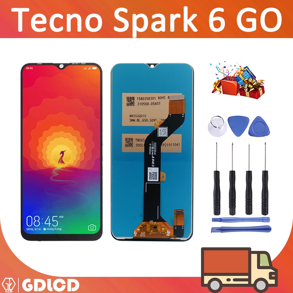 Tecno Spark 6 Go KE5j KE5k LCD Display With Touch Screen For Tecno KE5J