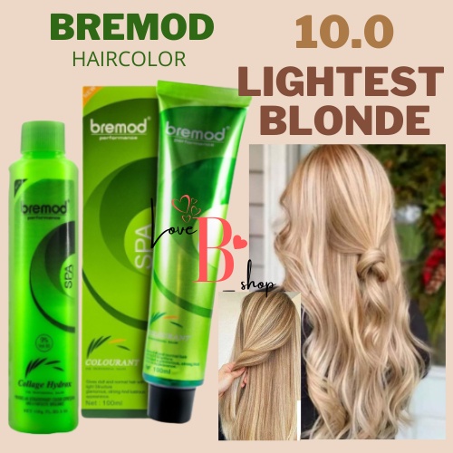 BREMOD 10 0 LIGHTEST BLONDE HAIR COLOR SET WITH OXIDIZING Shopee