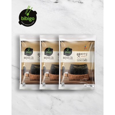 BIG PACK CJ Foods Bibigo Savory Roasted Seasoned Seaweed 20g X 4 Packs