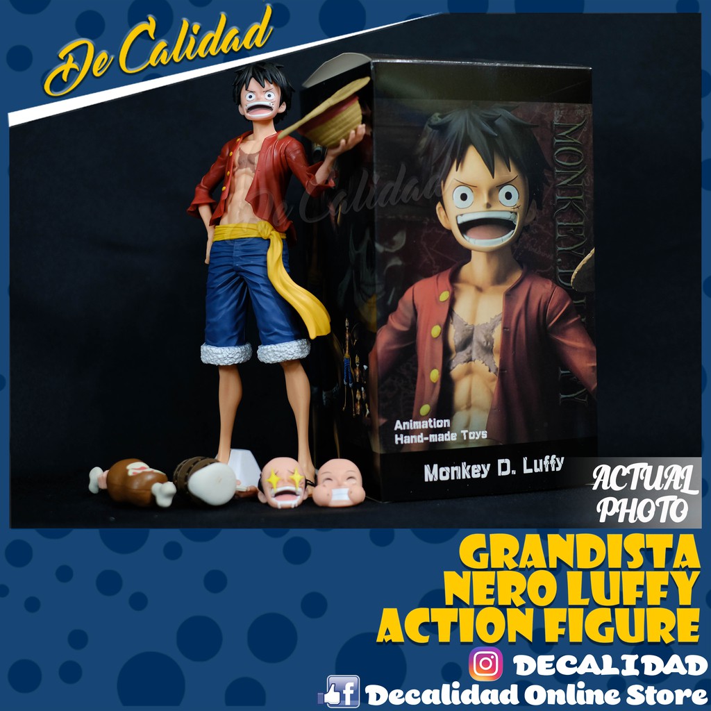 One Piece Grandista Nero Monkey D Luffy Action Figure Shopee Philippines