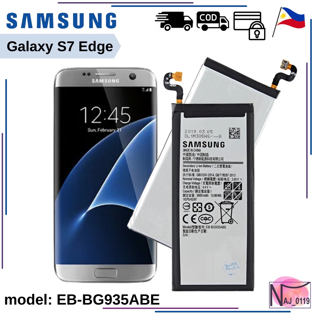 Samsung Galaxy S Edge Original Battery Model Eb Bg Abe Mah