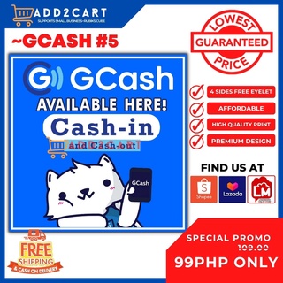 New Gcash Tarp Design Cash In Out With High Quality Tarpaulin For