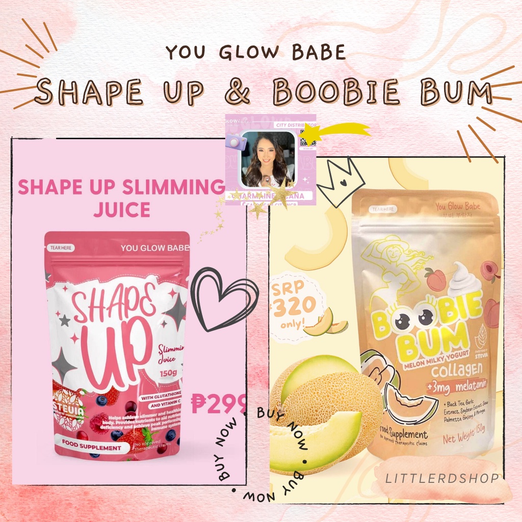 On Hand You Glow Babe Shape Up Slimming And Boobie Bum Collagen Juice