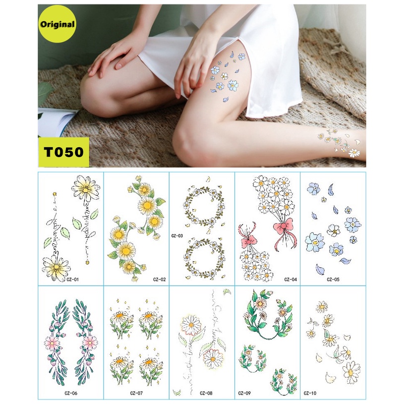 Magic Tattoo Waterproof Temporary Tattoo Sticker English Small Pattern