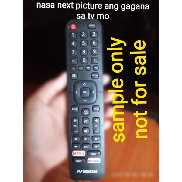 Avision Smart Tv Remote Universal Na Gagana Sa Tv Mo Shopee