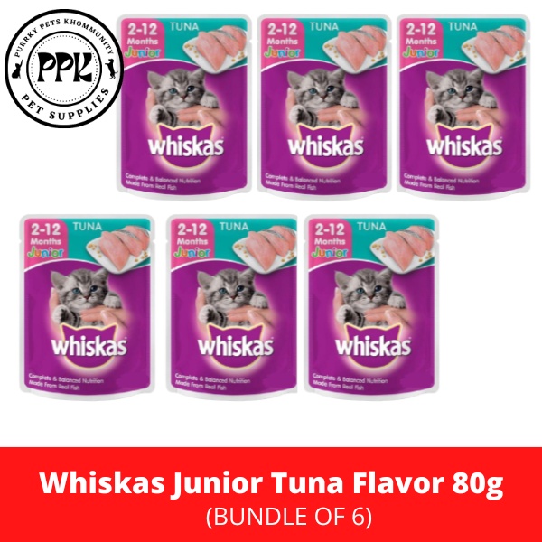 Whiskas Junior For Kitten Months To Months Tuna Mackerel Flavor