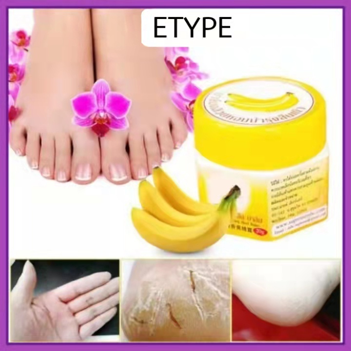 Banana Moisturizing Feet Cream Cracked Heel Balm Whitening Repair Rough