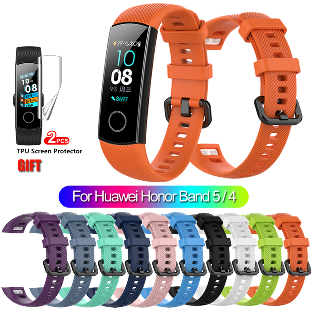 Silicone Wrist Strap For Huawei Honor Band 4 Replacement Wristband