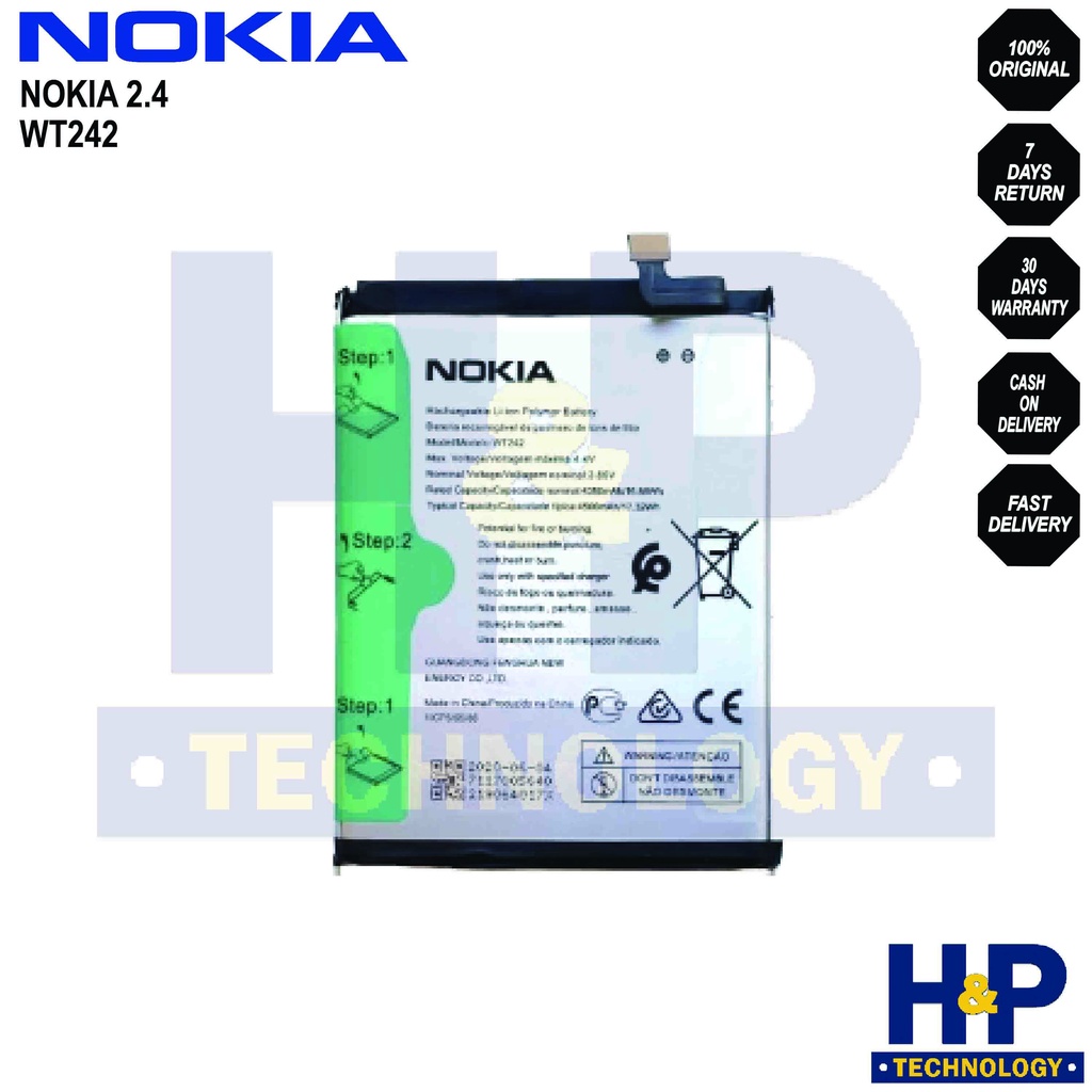 Original Wt Battery For Nokia Mah Shopee Philippines