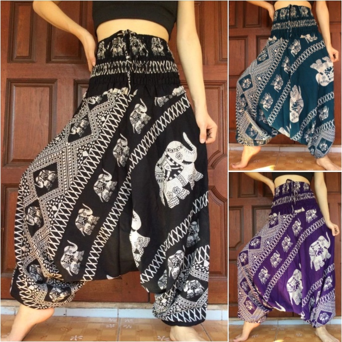 Hmong Pants Miao Samurai Hippi Hill Tribe Bohemian Boho Yoga Harem