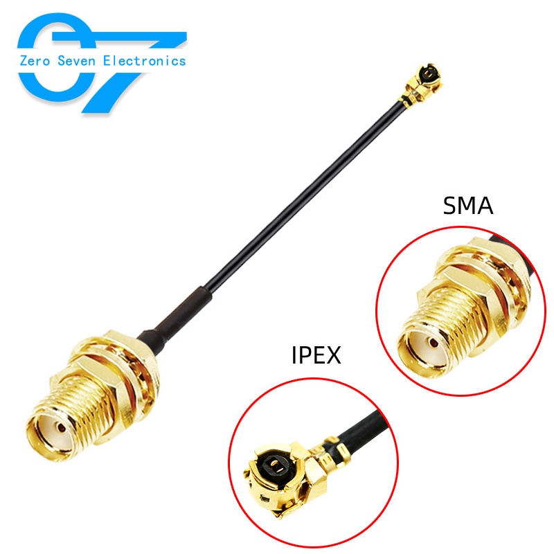 SMA Connector Cable Female Antenna WiFi Pigtail Cable IPX To SMA UFL U