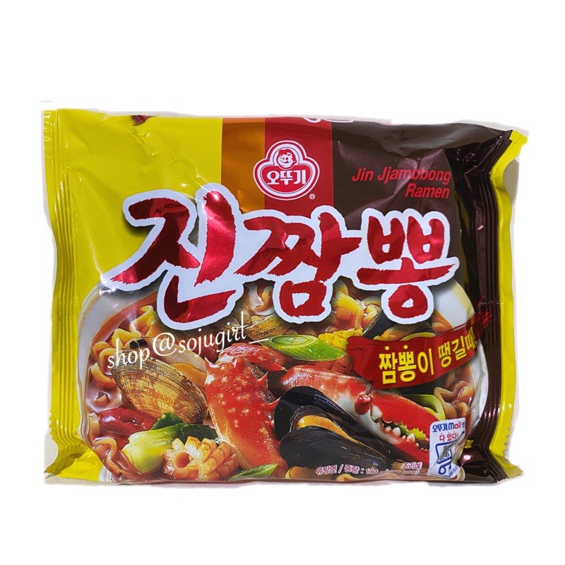 Ottogi Jin Jjambbong 130g Spicy Seafood Ramen Shopee Philippines