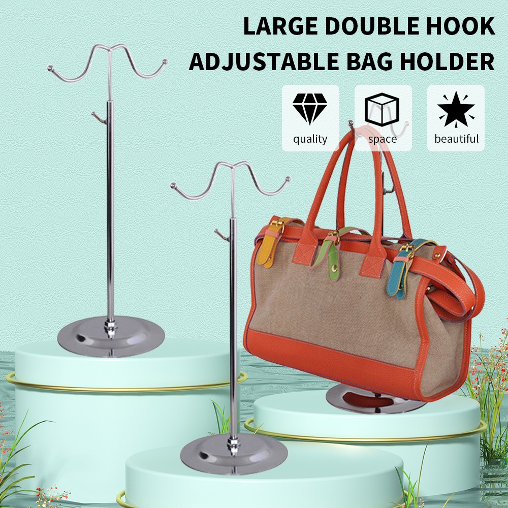 Bag Stand Holder Hanging Bags Display Desk Table Bag Organizer Shopee