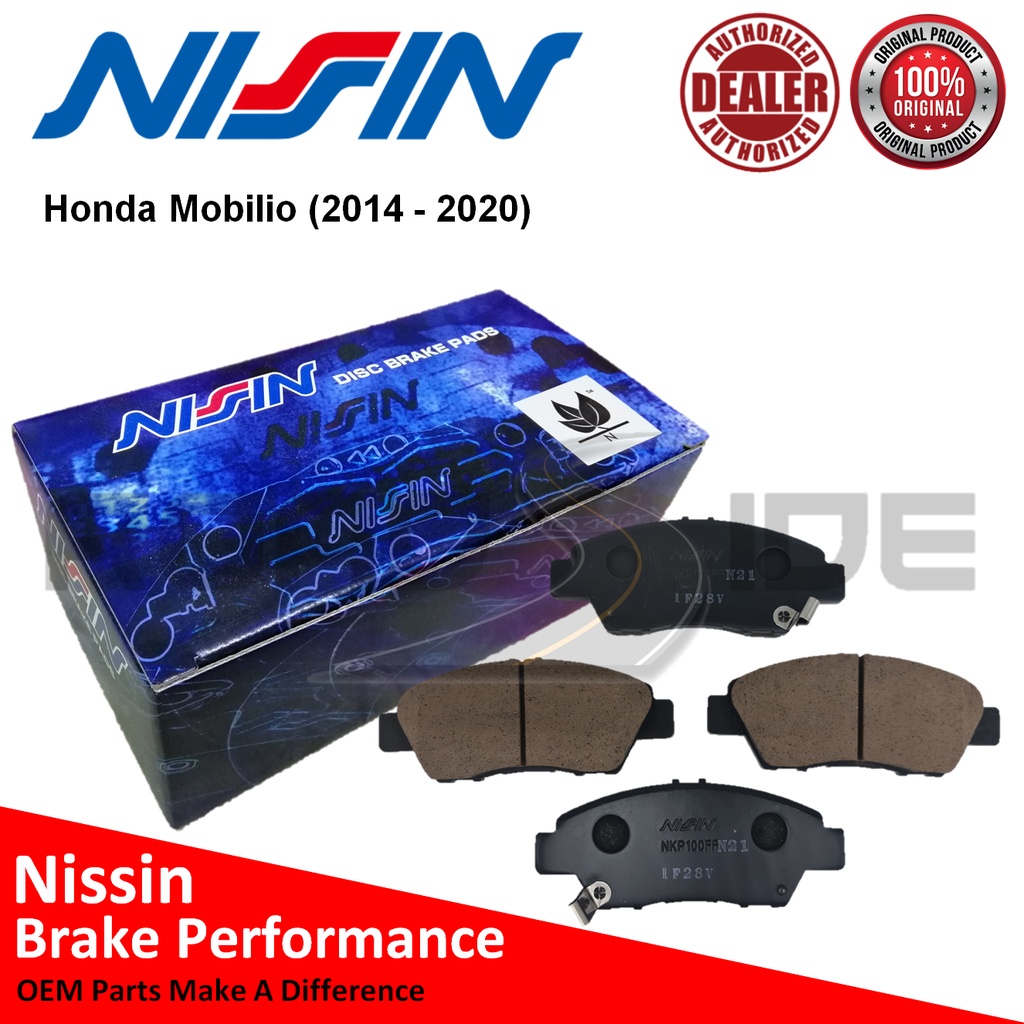 Nissin Front Brake Pads For Honda Mobilio Shopee