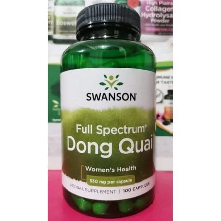 Dong Quai 530mg 100 Capsules Expiry Date January 2025 Swanson Shopee