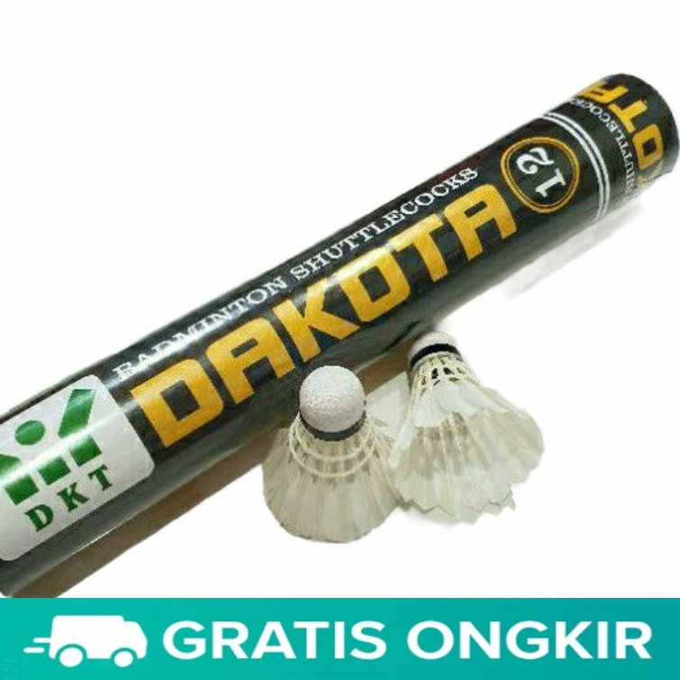 Shuttlecock KOK BADMINTON DAKOTA Yellow BULUTANGKIS Feather KOK