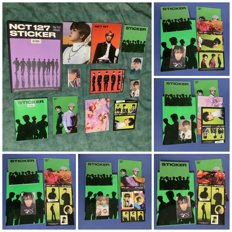 NCT 127 Sticker Album Sticky Version Photobook Ver Unsealed With