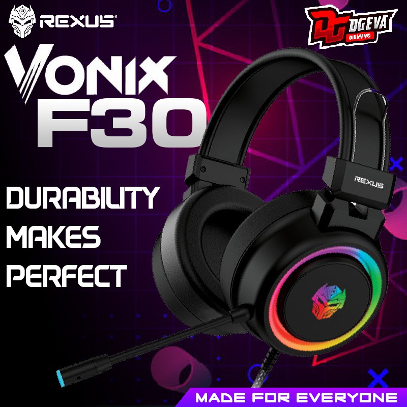 Rexus Vonix F Gaming Headset Official Warranty Shopee Philippines