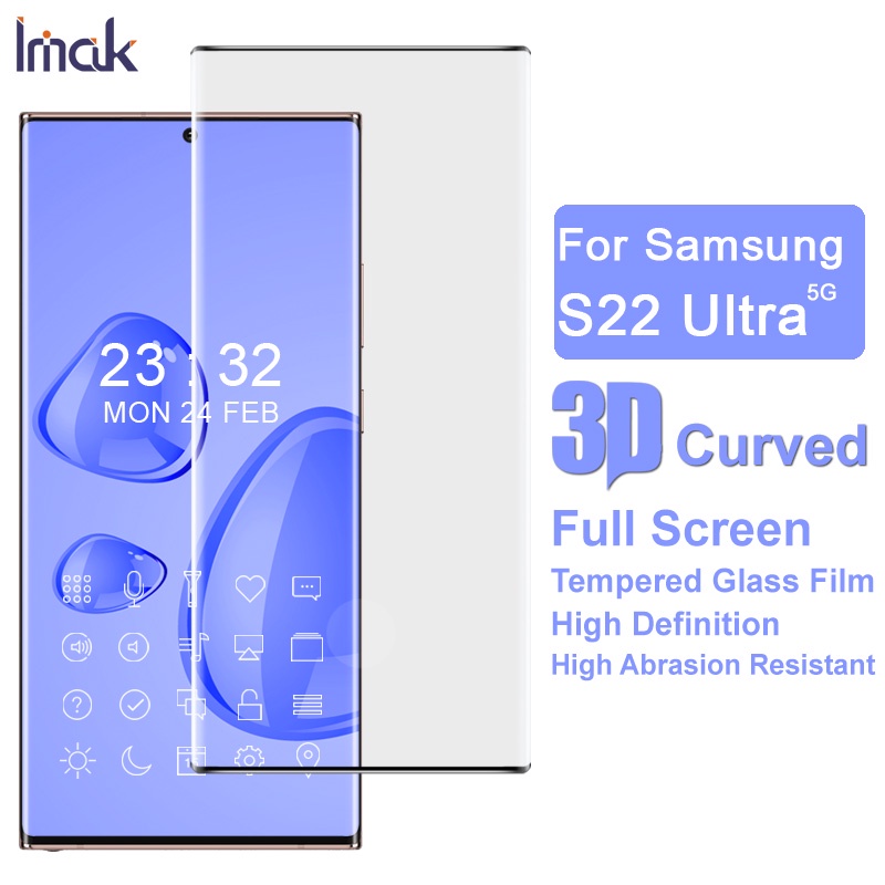 Original Imak Samsung Galaxy S Ultra G Tempered Glass D Curved Full