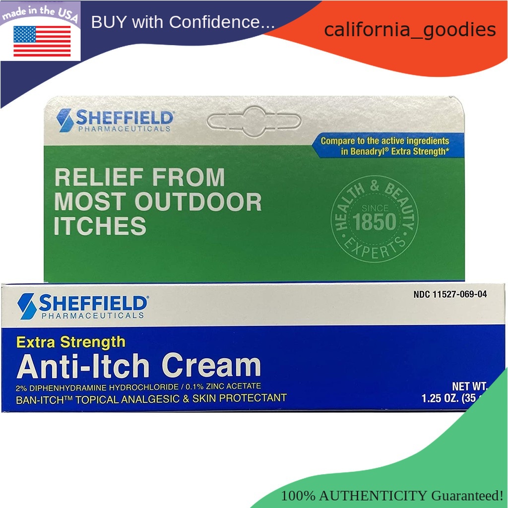 New Dr Sheffield S Extra Strength Anti Itch Cream With Histamine