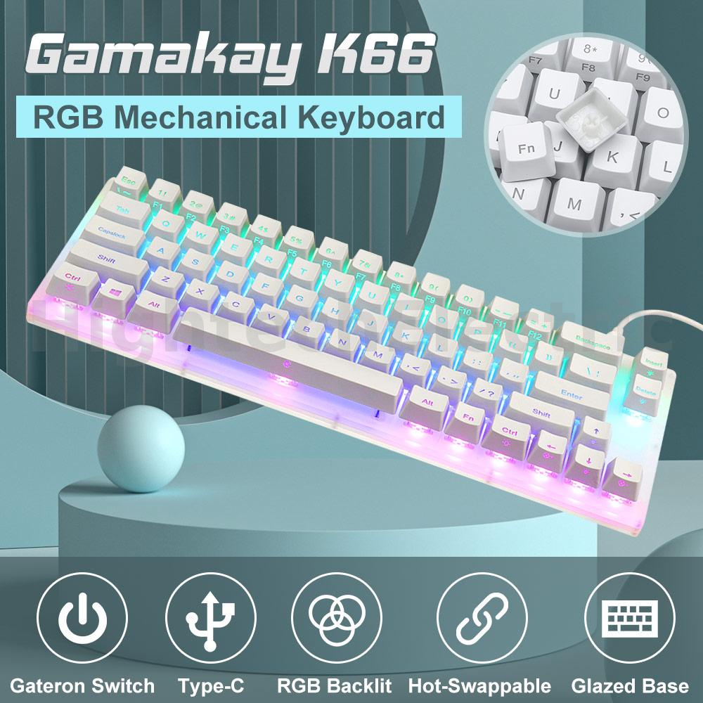 Gamakay K Mechanical Keyboard Gateron Switch Rgb Backlit Gaming