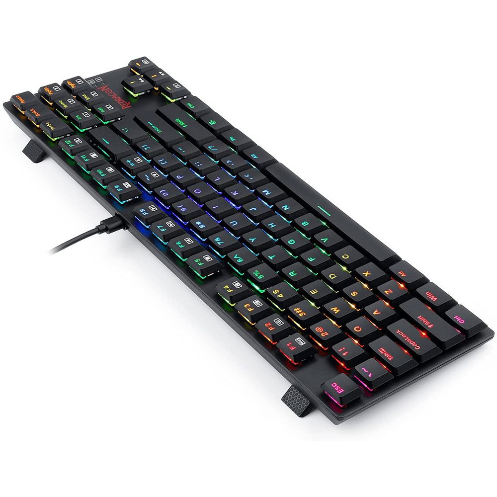 Redragon K Aps Rgb Low Profile Tkl Mechanical Gaming Keyboard Blue