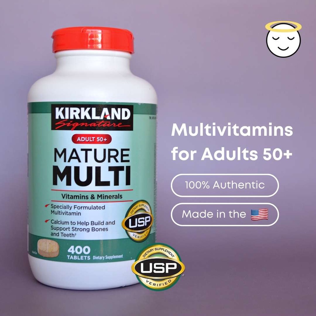 Kirkland Signature Mature Multi Adult Tablets Exp