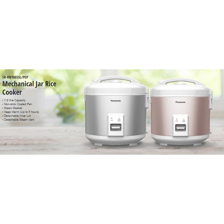 Panasonic Sr Rn Mechanical Jar Rice Cooker L Shopee Philippines