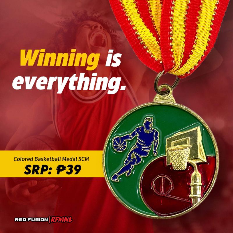 Basketball Medal Cm Colored Shopee Philippines