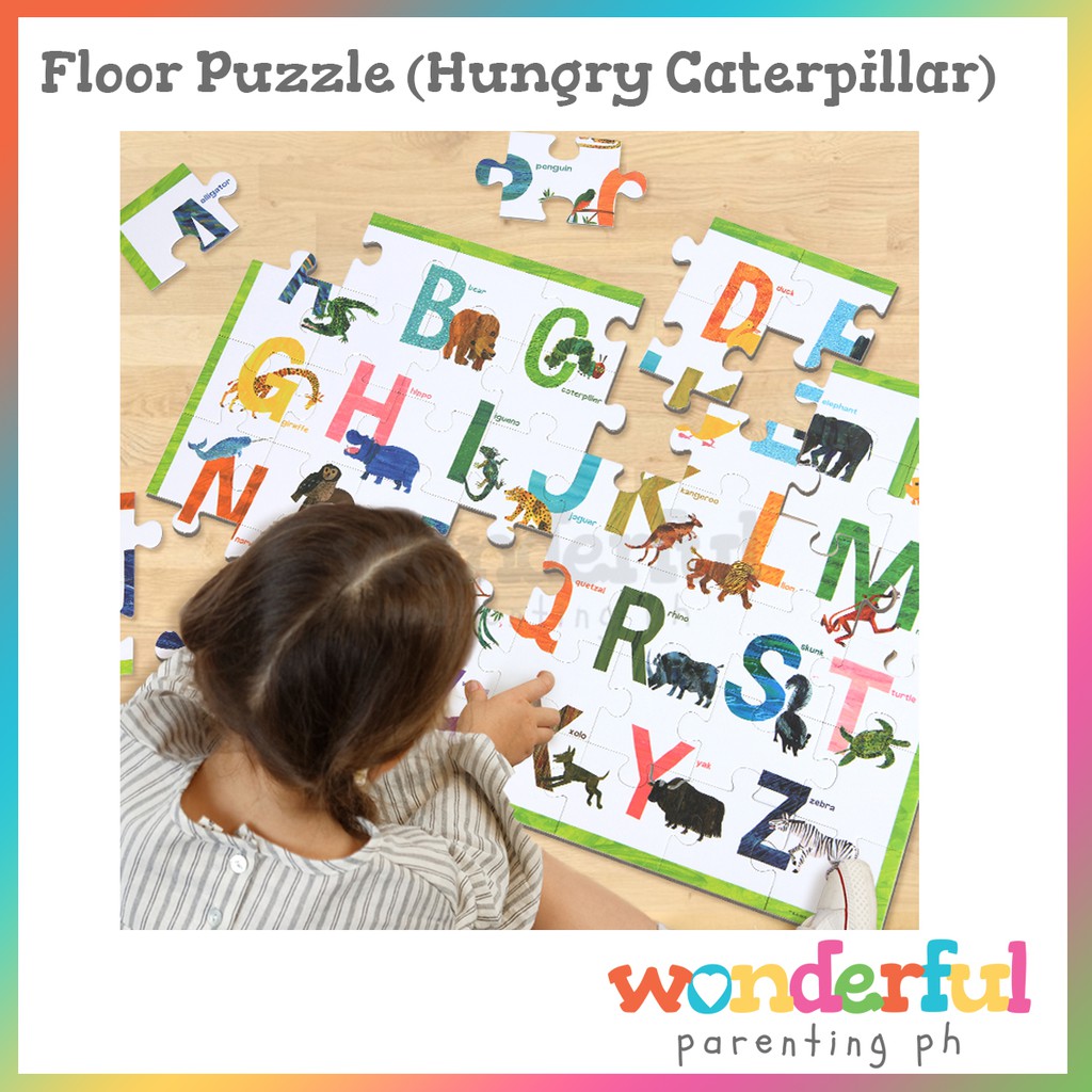 Mideer X Eric Carle Floor Puzzle The Very Hungry Caterpillar Giant