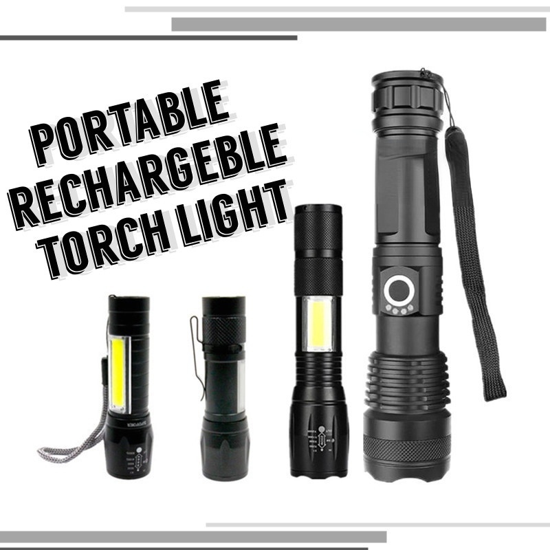 3 Mode Rechargeable Waterproof LED Torch Light XPE COB USB Charge