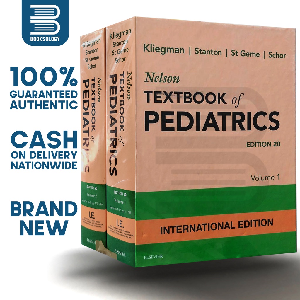 NELSON TEXTBOOK Of PEDIATRICS Edition 20 Volume 1 2 Kliegman