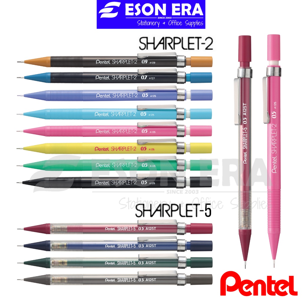 Pentel Sharplet 2 Sharplet 5 Mechanical Pencil 0 5mm 0 7mm 0 9mm