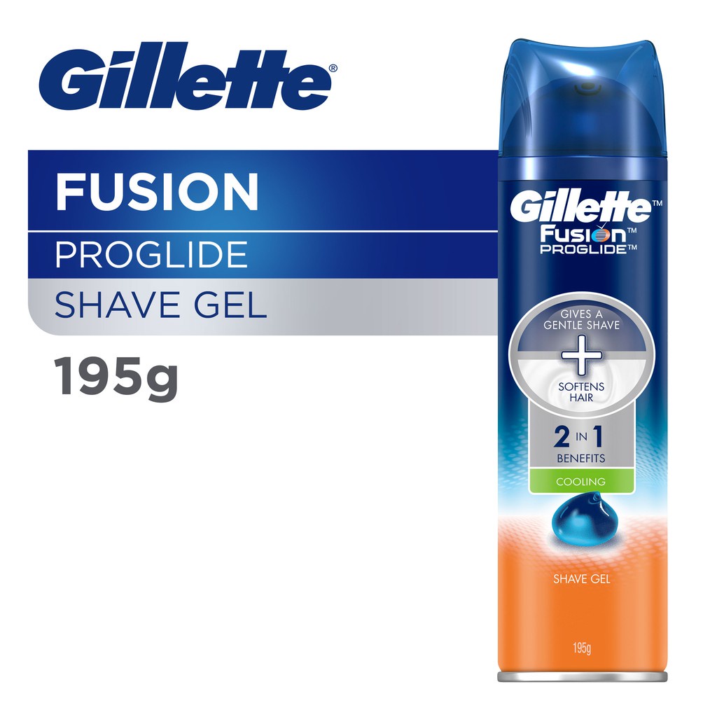 Gillette Fusion Proglide Cooling Shave Gel G Shopee Philippines