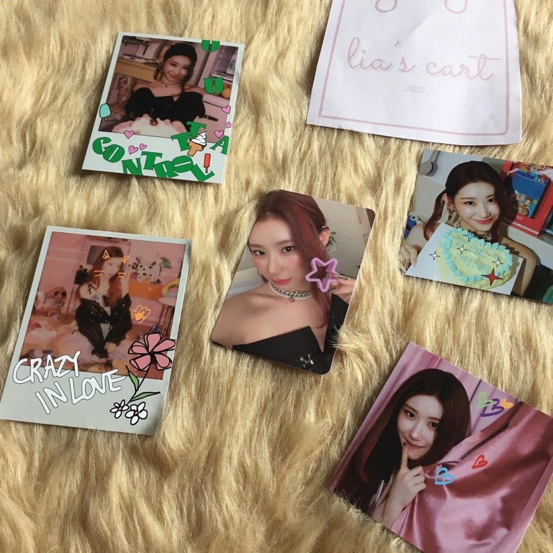 Lias Cart PH Itzy Chaeryeong Crazy In Love Photocard Tingi Shopee