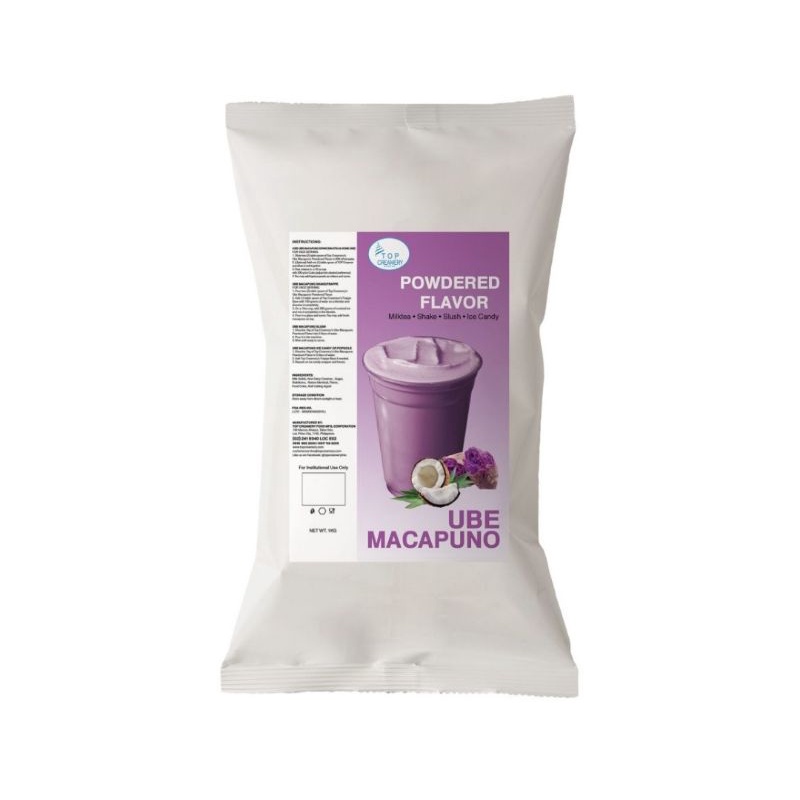 Top Creamery Ube Macapuno Flavored Powder Shopee Philippines