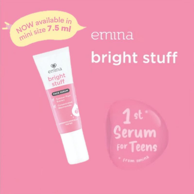 Emina BRIGHT STUFF FACE SERUM 7 5ml Shopee Philippines