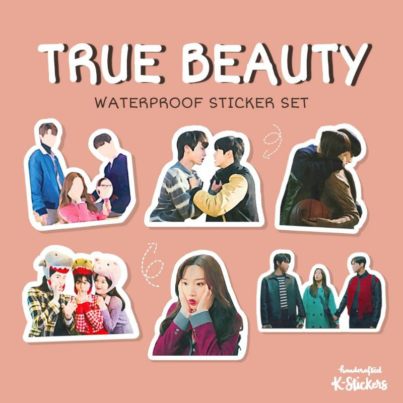 TRUE BEAUTY KDRAMA Waterproof K Sticker Set Shopee Philippines