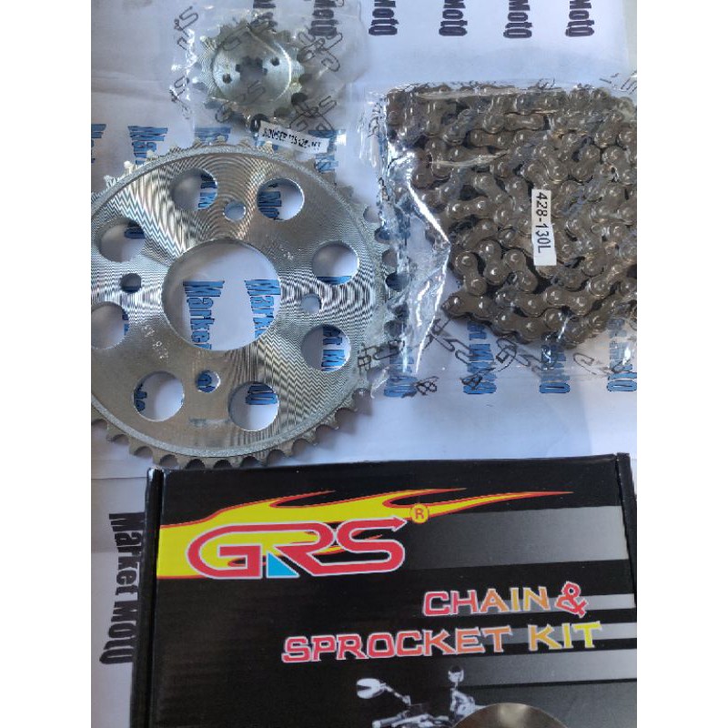 Rouser 135 Chain Sprocket Chainset 15 43 428 130L Shopee Philippines