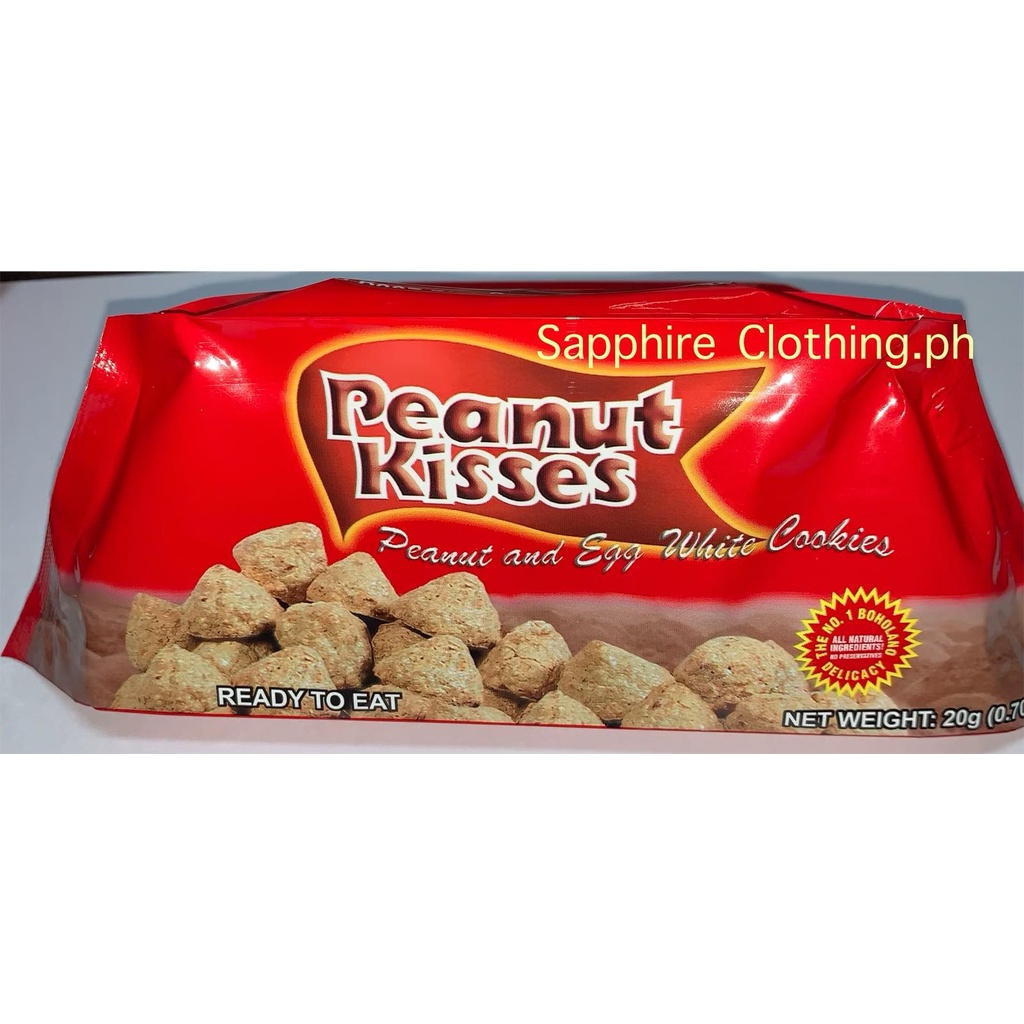 Peanut Kisses From Bohol 20g Single Pack Shopee Philippines