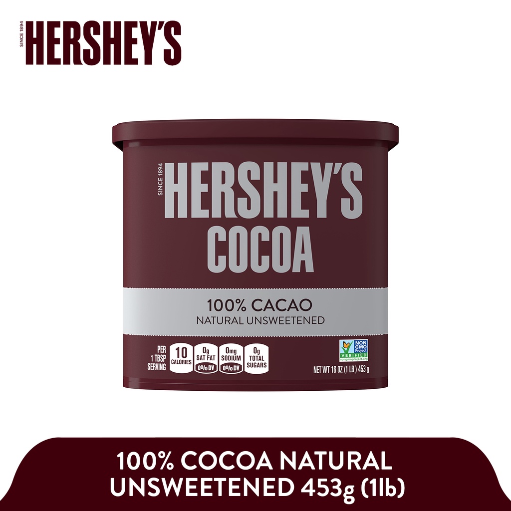 Hershey S Cocoa Natural Unsweetened G Lb Shopee Philippines