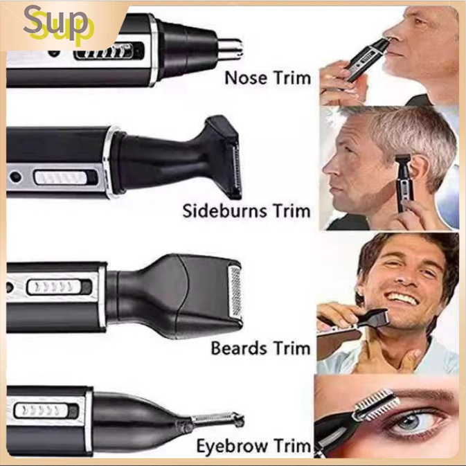 Kemei In Nose Hair Beard Eyebrow Rechargeable Electric Trimmer