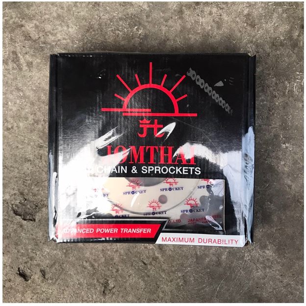 Jomthai Chain Sprocket Set Front And Rear WAVE 100 R XRM 125 Shopee