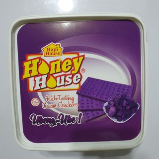 Honey House Ube Crackers 600g Rich Tasting Cream Crackers Biscuits