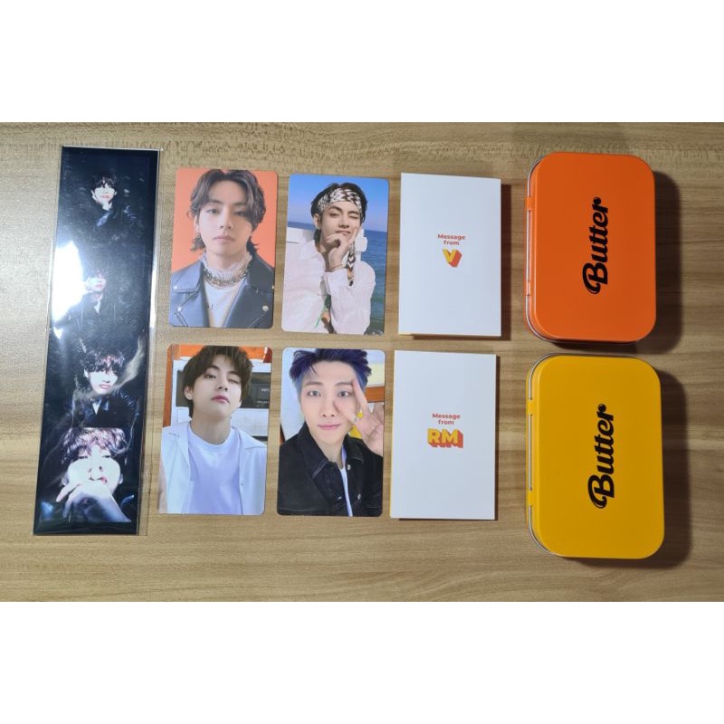 Bts Butter Peaches Cream Taehyung V And Namjoon Rm Photocards Pob