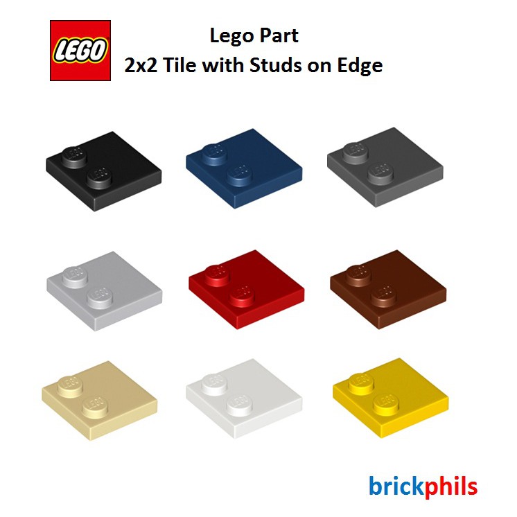 Lego Part X Tile With Studs On Edge Pcs Per Lot Shopee