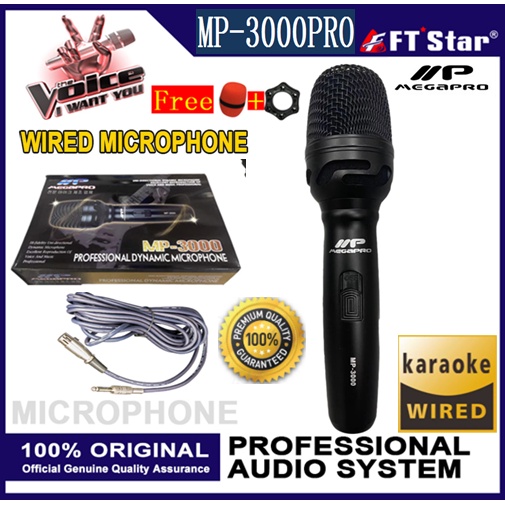 Megapro Professional Dynamic Wired Microphone Handheld Microphone MP