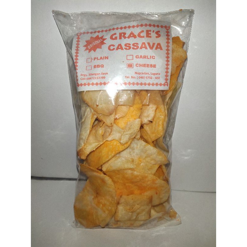 Cassava Chips By Grace Big Size Shopee Philippines